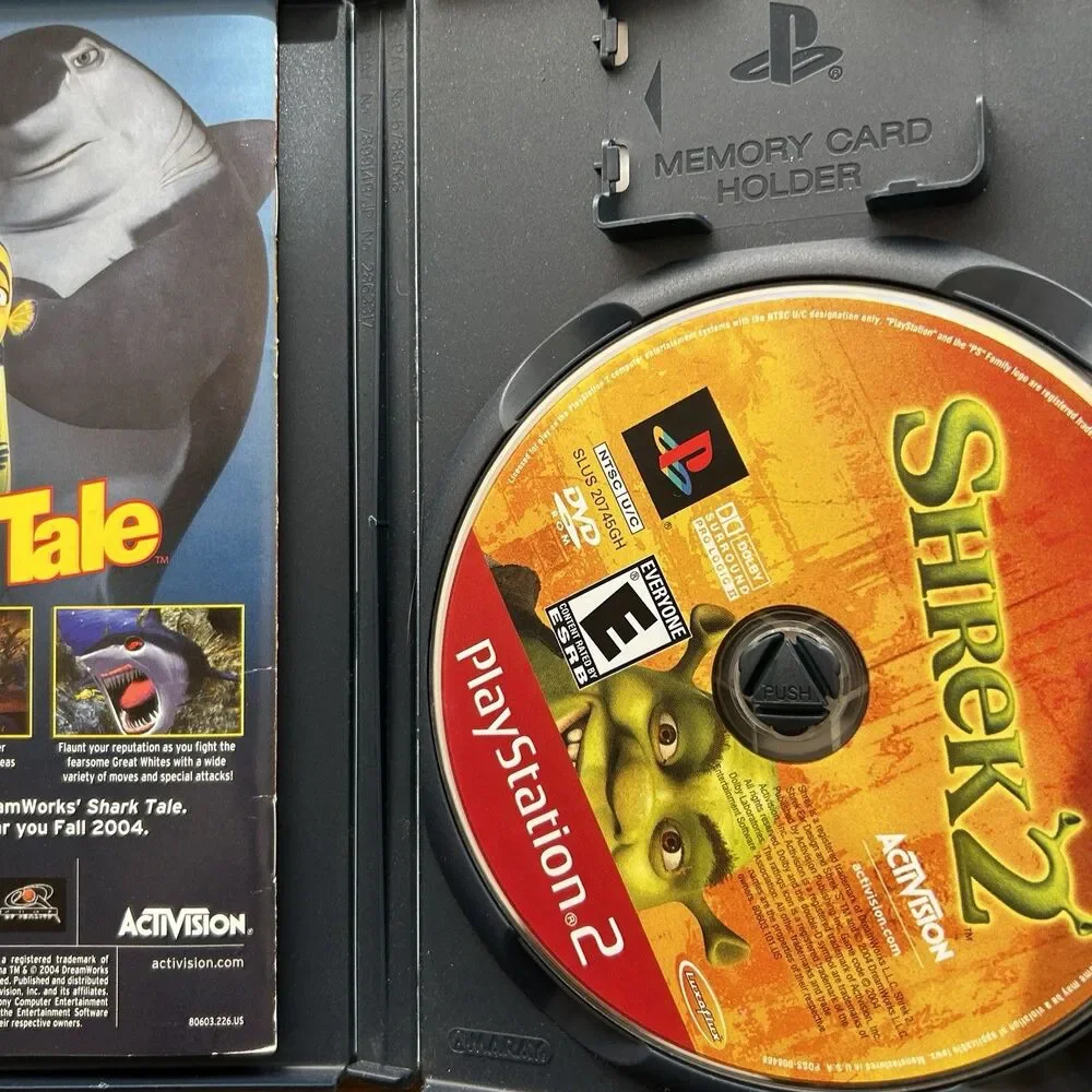 Shrek 2 Greatest Hits PS2 CIB Tested & Working